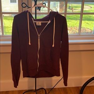 Maroon Zip up hoodie